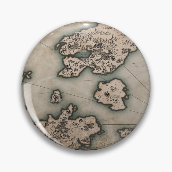Item preview, Erda World Map designed and sold by Redbeardflynn.