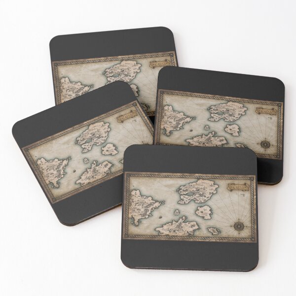 Item preview, Erda World Map designed and sold by Redbeardflynn.