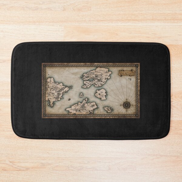 Item preview, Erda World Map designed and sold by Redbeardflynn.