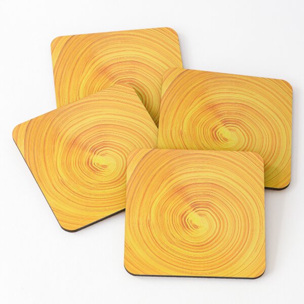 Item preview, Radiant Yellow Swirl Abstract Art designed and sold by onesarcastic.