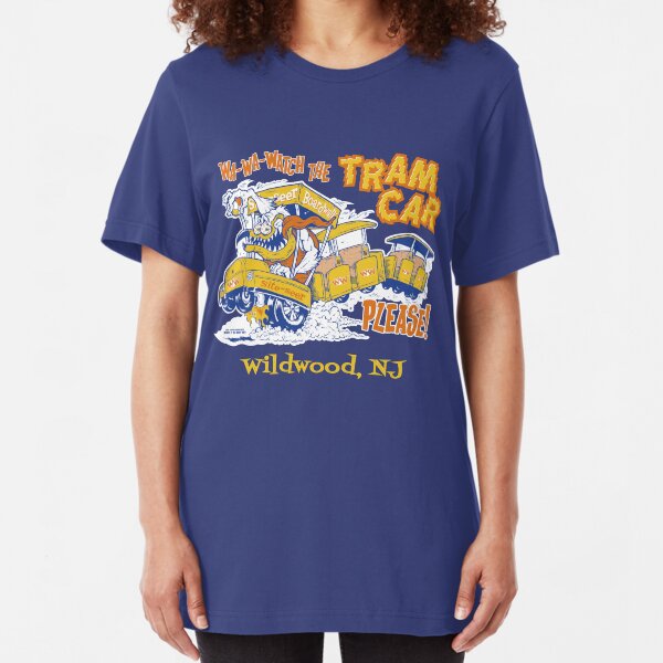 Watch the Tram Car Please! Slim Fit T-Shirt