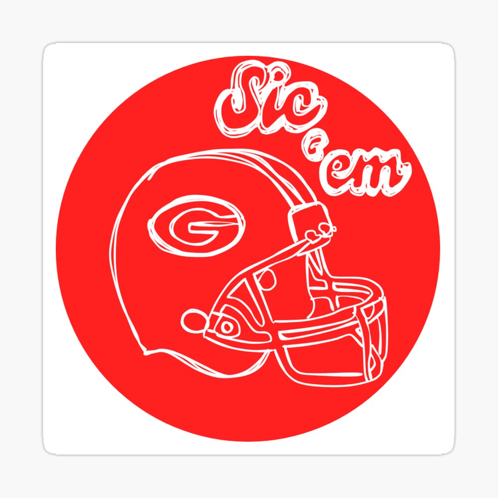 Sic 'em UGA gameday Pin