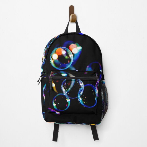 Item preview, Vibrant Iridescent Soap Bubbles on Black by heidiannemorris © designed and sold by FOLK ART FUSION by heidiannemorris.