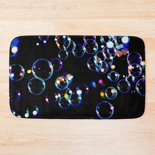 Item preview, Vibrant Iridescent Soap Bubbles on Black by heidiannemorris © designed and sold by FOLK ART FUSION by heidiannemorris.