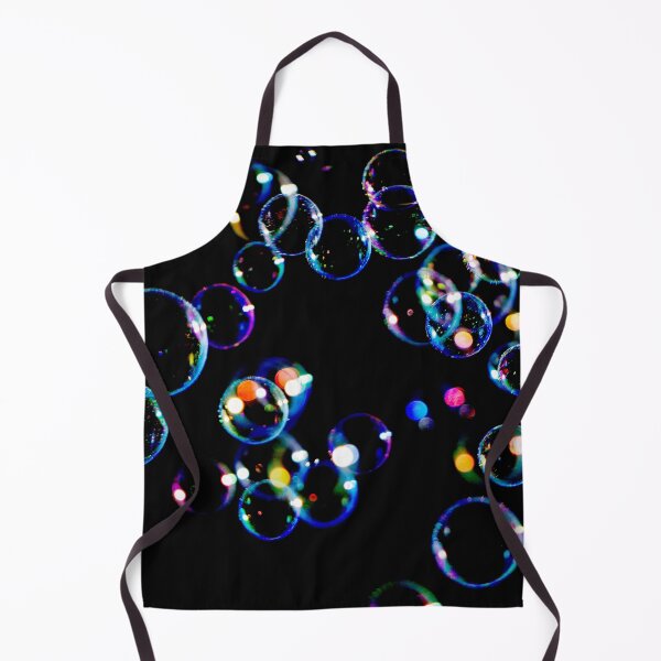 Item preview, Vibrant Iridescent Soap Bubbles on Black by heidiannemorris © designed and sold by FOLK ART FUSION by heidiannemorris.