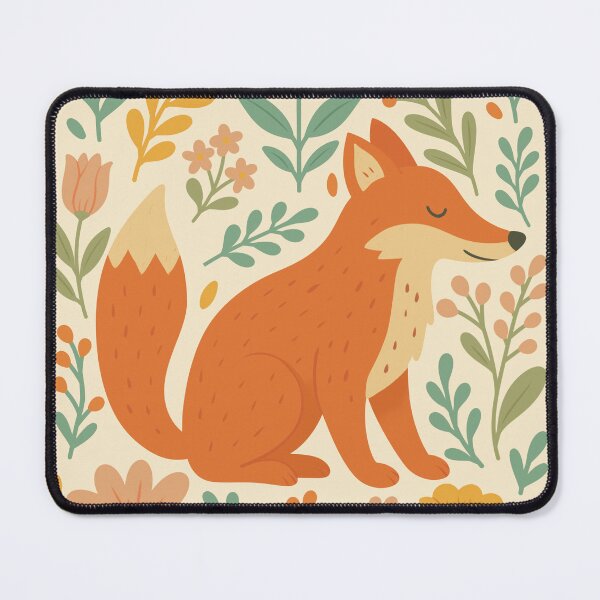 Artikelvorschau, Blumenfuchs entworfen und verkauft von JennyPrintsUK.