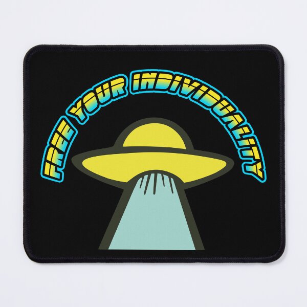 Item preview, Stylized UFO Art – Free Your Individuality designed and sold by Birdyellow.