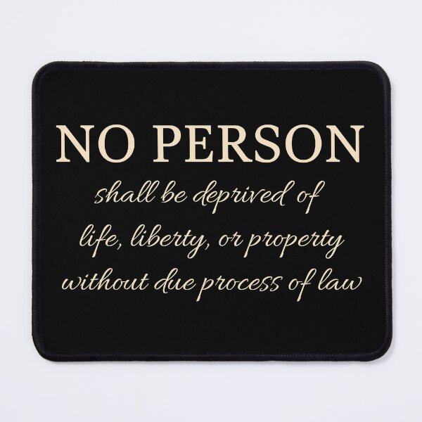 Item preview, 5th AMENDMENT, Due Process Anti MAGA FDT, Democrat Protest, Progressive Liberal, Constitution Bill of Rights designed and sold by toongstudio.