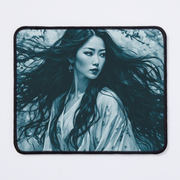 Item preview, Japanese woman and sakura designed and sold by Drawings Project.