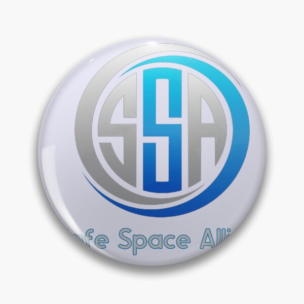 Item preview, Safe Space Allies Silver & Blue Logo.  designed and sold by A51Spaces.