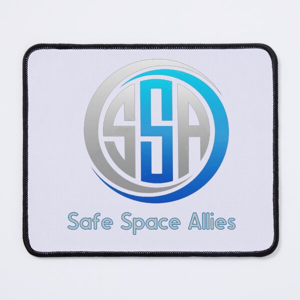 Item preview, Safe Space Allies Silver & Blue Logo. designed and sold by A51Spaces.