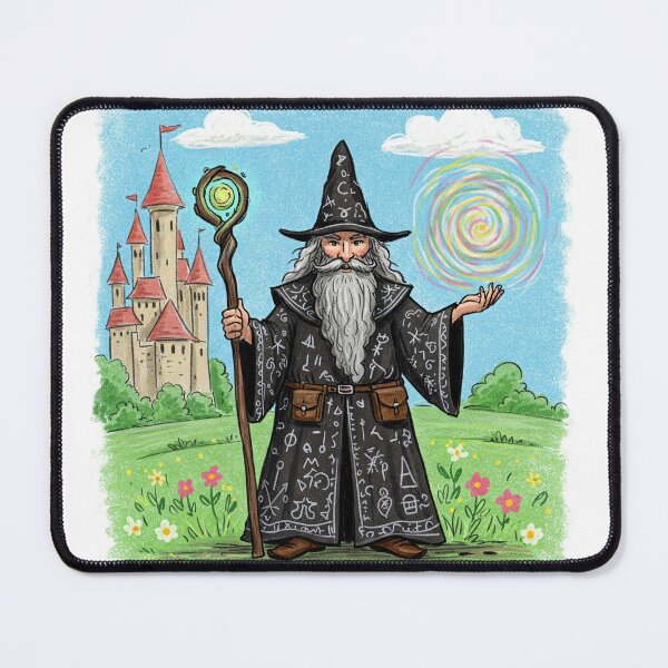 Item preview, Medieval Wizard designed and sold by browncis1shop.
