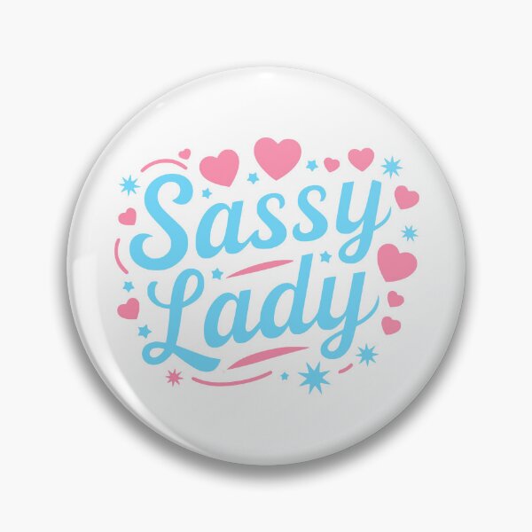 Item preview, Sassy Lady! Pink and Blue designed and sold by PMCreative.