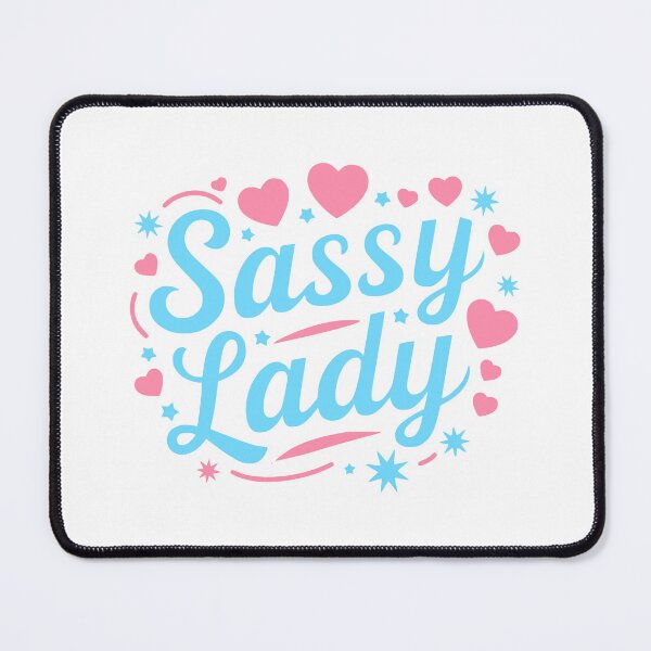Item preview, Sassy Lady! Pink and Blue designed and sold by PMCreative.