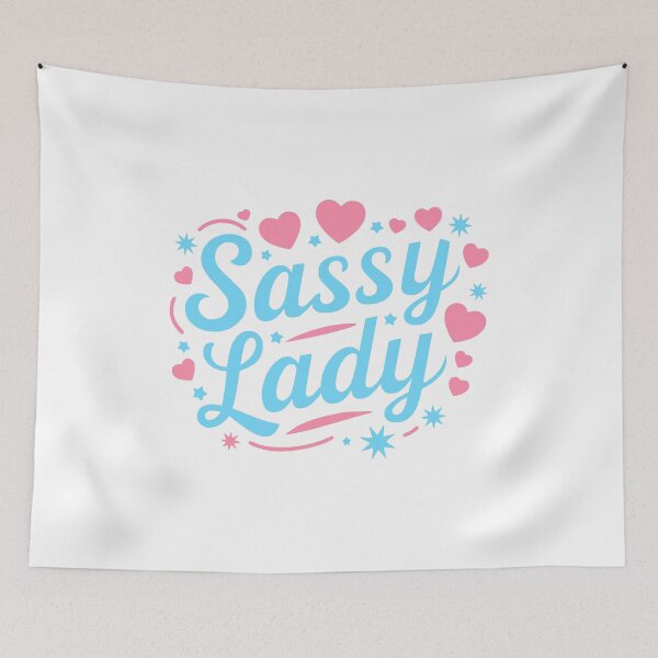Item preview, Sassy Lady! Pink and Blue designed and sold by PMCreative.