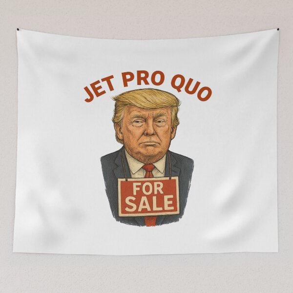 Item preview, Jet Pro Quo – Political Corruption Anti Trump  designed and sold by The Junto Shop.