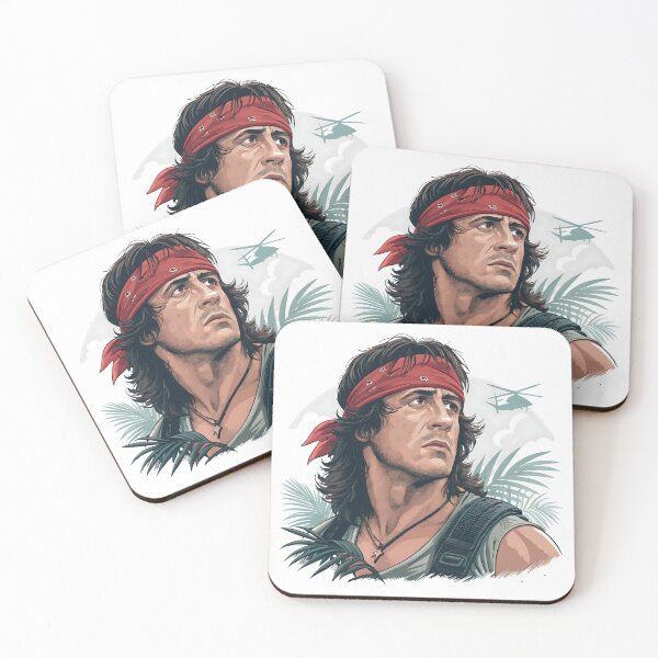Item preview, John Rambo Tribute Design | Sylvester Stallone Action Hero Art designed and sold by Fashvora.