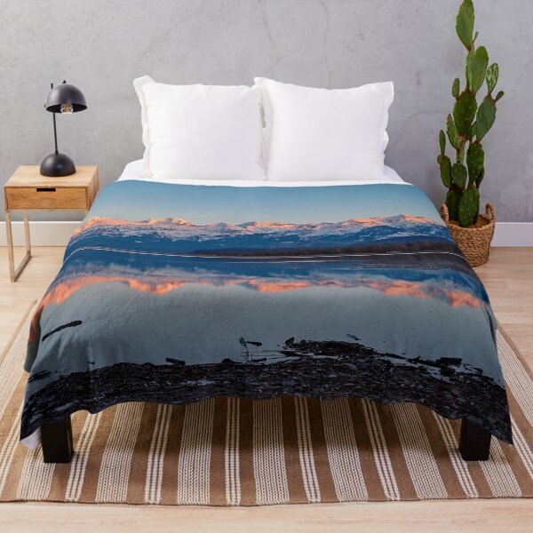 Item preview, Eiger, Mönch and Jungfrau at sunset – reflection in Lake Thun designed and sold by beatbieri.ch.
