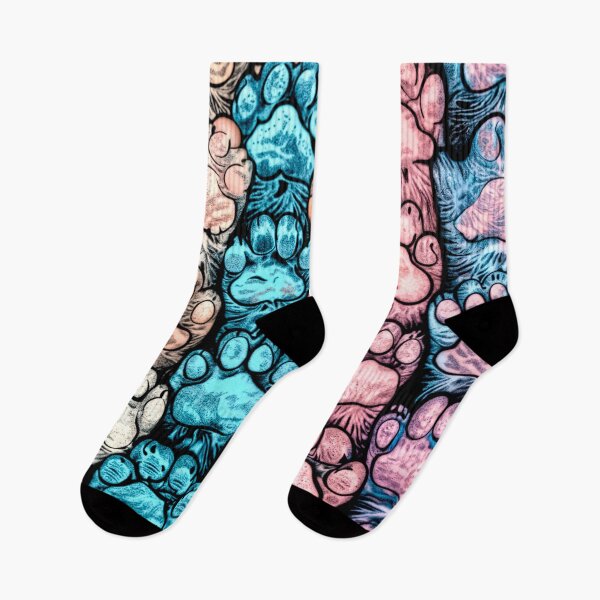 Item preview, Cat paw print multicolor designed and sold by EchoOfSilence.