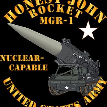 Artwork thumbnail, Army - Artillery - Honest John Rocket - MGR1 by Military Insignia Products