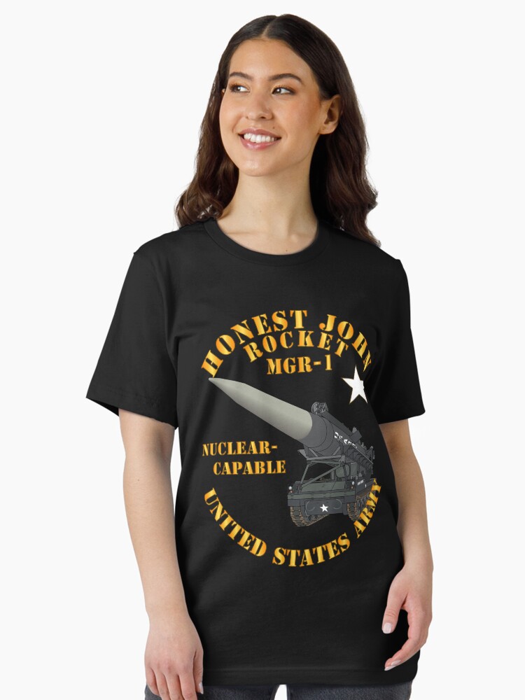 Thumbnail 2 of 7, Essential T-Shirt, Army - Artillery - Honest John Rocket - MGR1 designed and sold by twix123844.