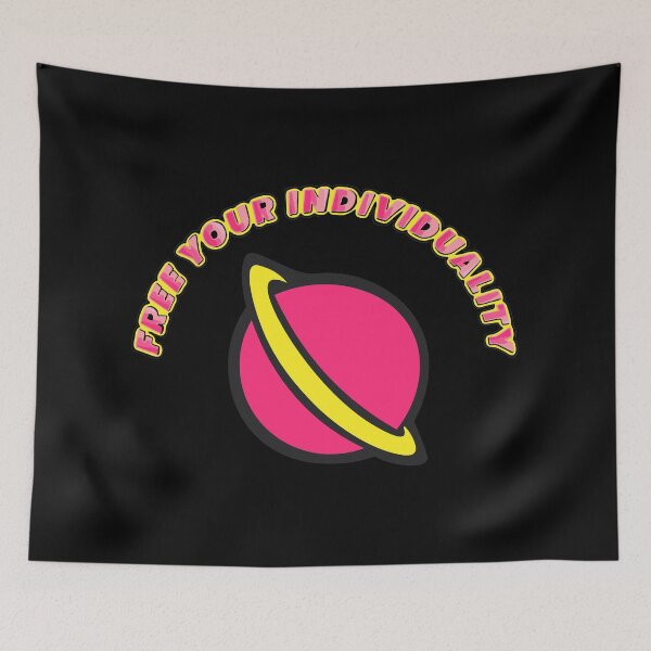 Item preview, Stylized Planet Saturn Art – Free Your Individuality designed and sold by Birdyellow.