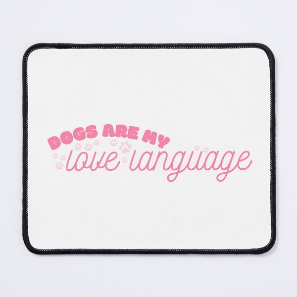Item preview, Dogs Are My Love Language Sticker | Pet Lover Gift | Dog Mom Quote | Cute Minimal Dog Sticker designed and sold by Pawsitive Illustrations.