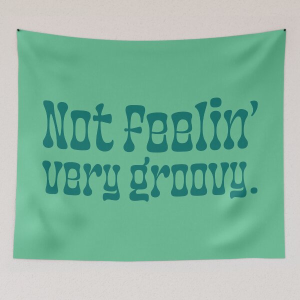 Item preview, Not Feelin' Very Groovy - Peacock designed and sold by sillyjess.