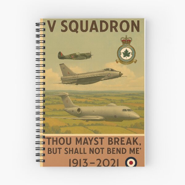 Item preview, V Squadron RAF Vintage Poster designed and sold by Airpower Art.