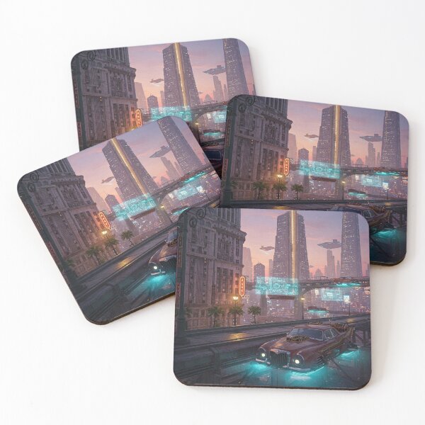 Item preview, Flying car Retro futuristic designed and sold by P-OH-Style.