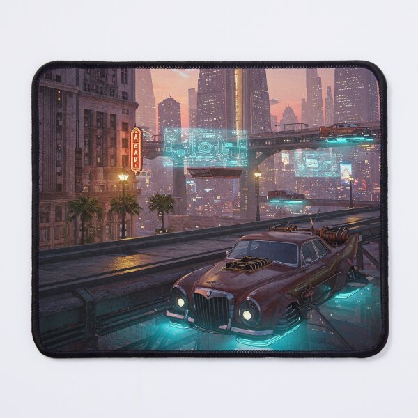 Item preview, Flying car Retro futuristic designed and sold by P-OH-Style.