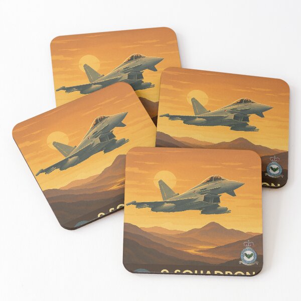 Item preview, 9 Squadron RAF Vintage Poster designed and sold by Airpower Art.