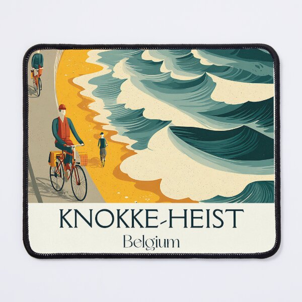 Item preview, Knokke-Heist Print – Bright Beach Days & Coastal Whimsy designed and sold by TuncGK.