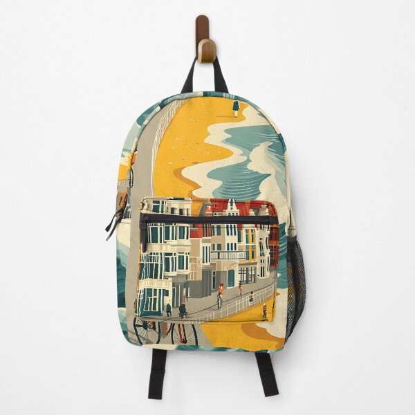 Item preview, Knokke-Heist Print – Bright Beach Days & Coastal Whimsy designed and sold by TuncGK.