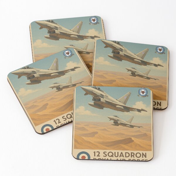 Item preview, 12 Squadron RAF Vintage Poster designed and sold by Airpower Art.