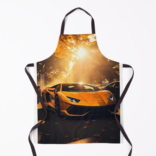 Item preview, Exotic Sports Car Shining In Golden Forest Afternoon designed and sold by RevUpDesign.