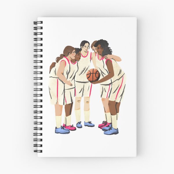 Item preview, Girls Basketball Team in Huddle designed and sold by Sunny Stickers & Stationery.