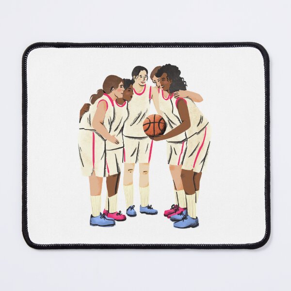Item preview, Girls Basketball Team in Huddle designed and sold by Sunny Stickers & Stationery.