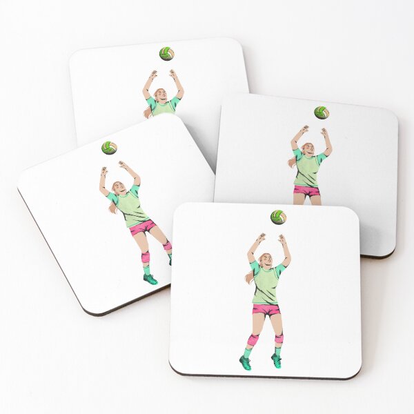 Item preview, Woman Playing Volleyball designed and sold by Sunny Stickers & Stationery.