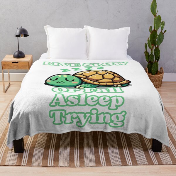 Item preview, Lazy Tortoise | Live Slow Or Fall Asleep Trying designed and sold by McThingummy.