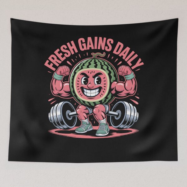Item preview, Gym Watermelon Weightlifting Fitness Men  designed and sold by clothesy7.