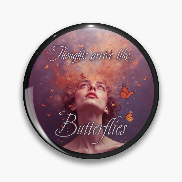 Item preview, Thoughts arrive like butterflies - Ten  - 90's Vintage - Grunge designed and sold by SentientGallery.