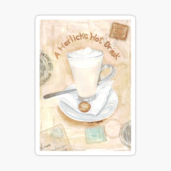 Horlicks graffiti hot drinks Sticker