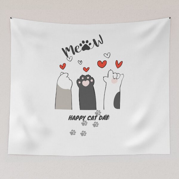 Item preview, Happy cat day designed and sold by ArcadeLens Studio.