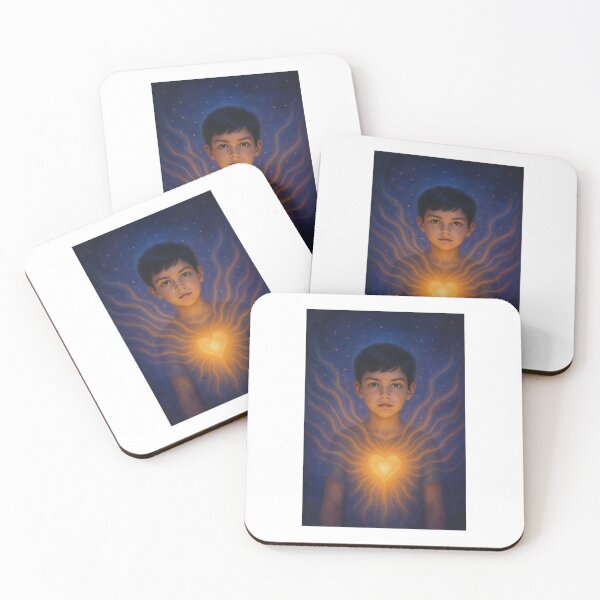 Item preview, “Child of Light – Pure Heart in Cosmic Space” designed and sold by Spiritualartz.