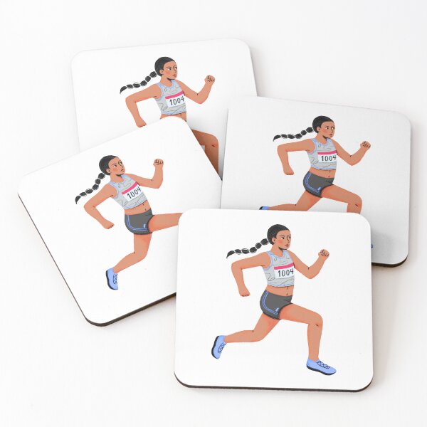 Item preview, Woman Running in Race designed and sold by Sunny Stickers & Stationery.