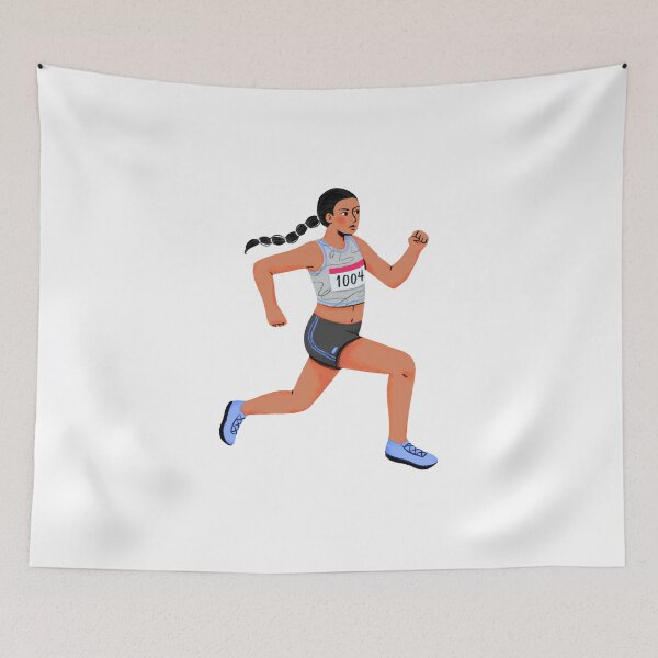 Item preview, Woman Running in Race designed and sold by Sunny Stickers & Stationery.