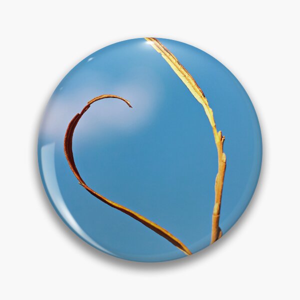Item preview, Lonely blade of grass against a blue sky – simple beauty of nature designed and sold by beatbieri.ch.