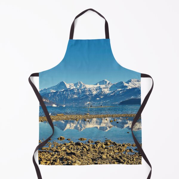Item preview, Reflection of the Alps in Lake Thun – Swiss mountain idyll in perfect harmony designed and sold by beatbieri.ch.