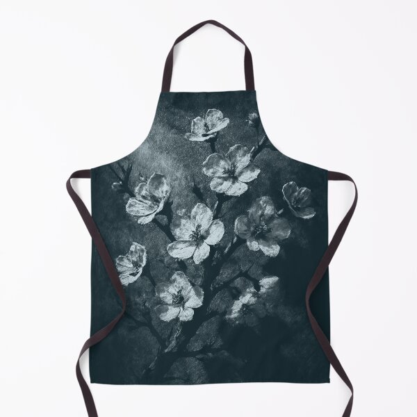 Item preview, Japan blooming cherry blossoms in blue monochrome tones designed and sold by Drawings Project.